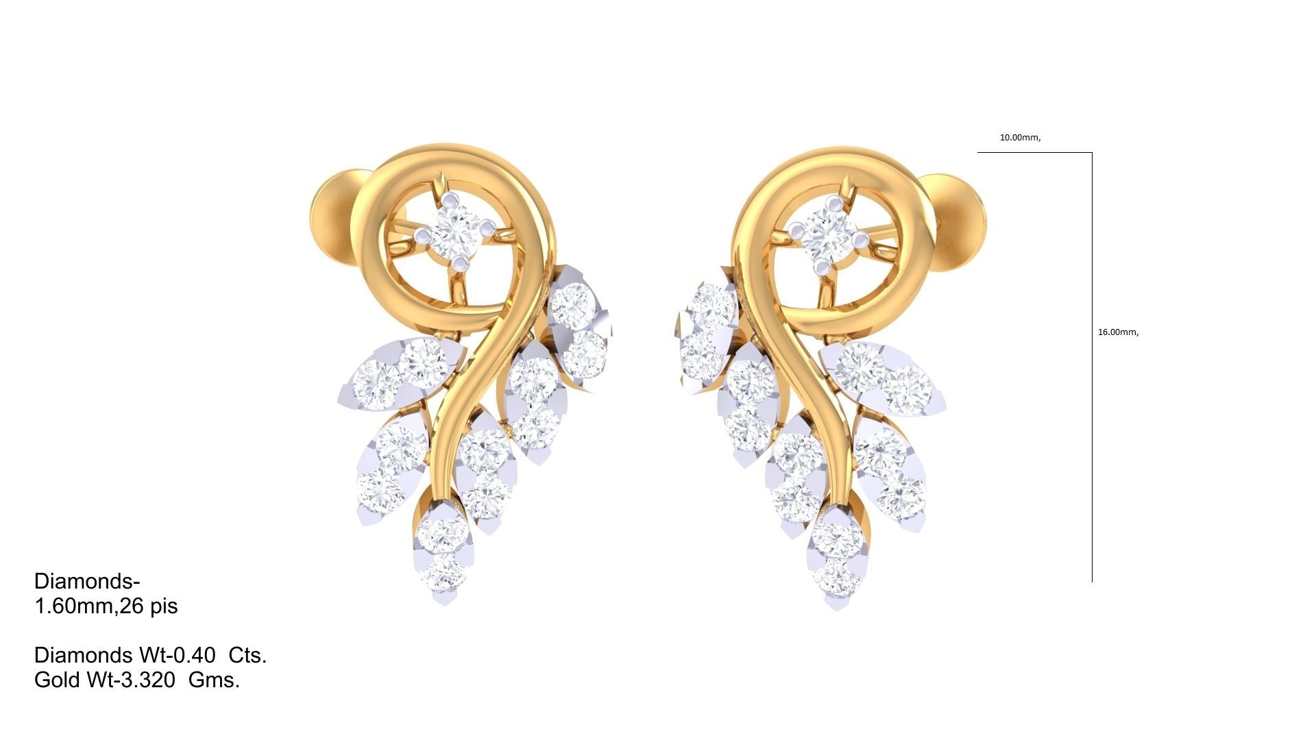 Classic Marquise Diamond Earrings