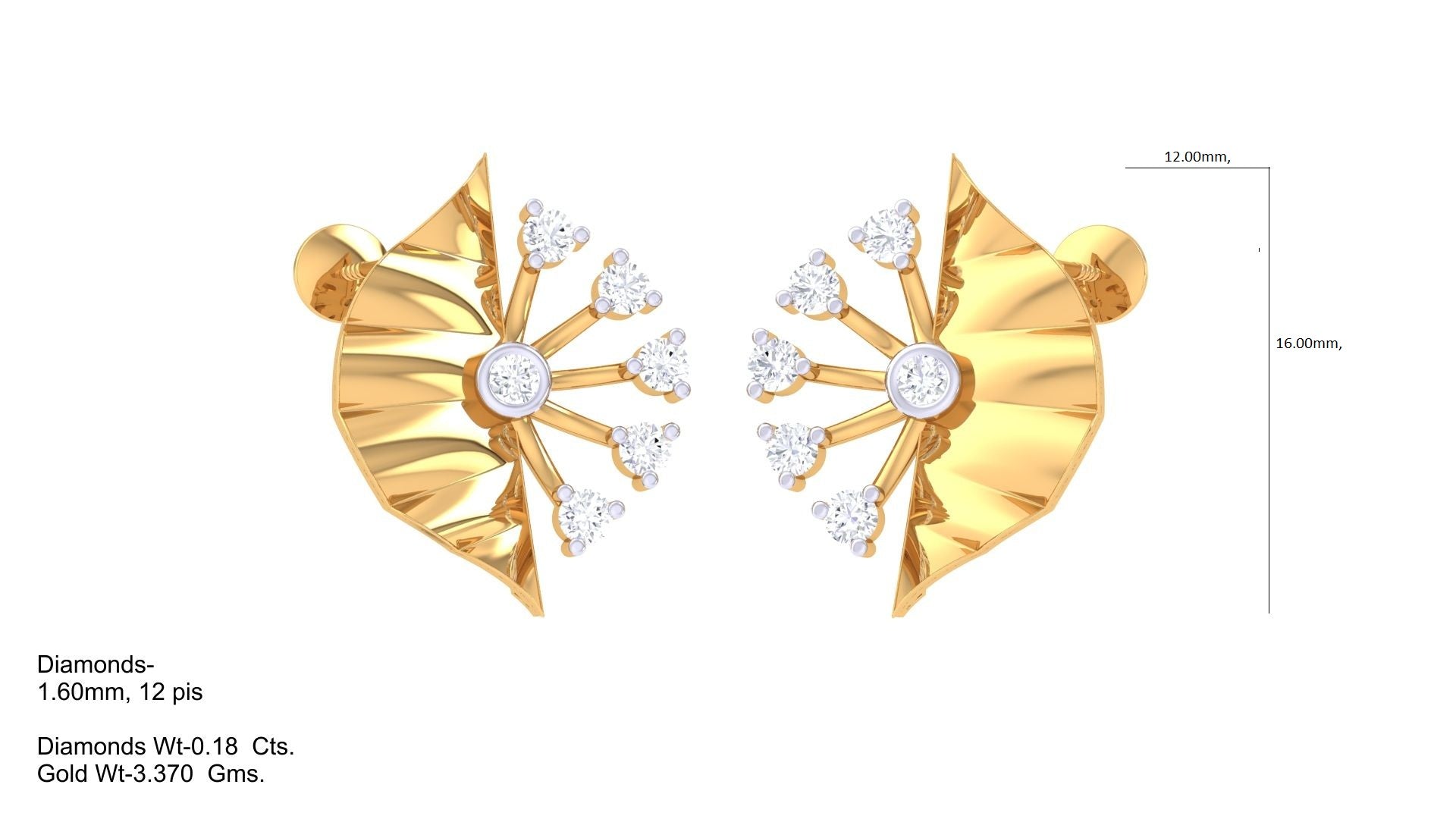 Half Sun Half Shine Earrings