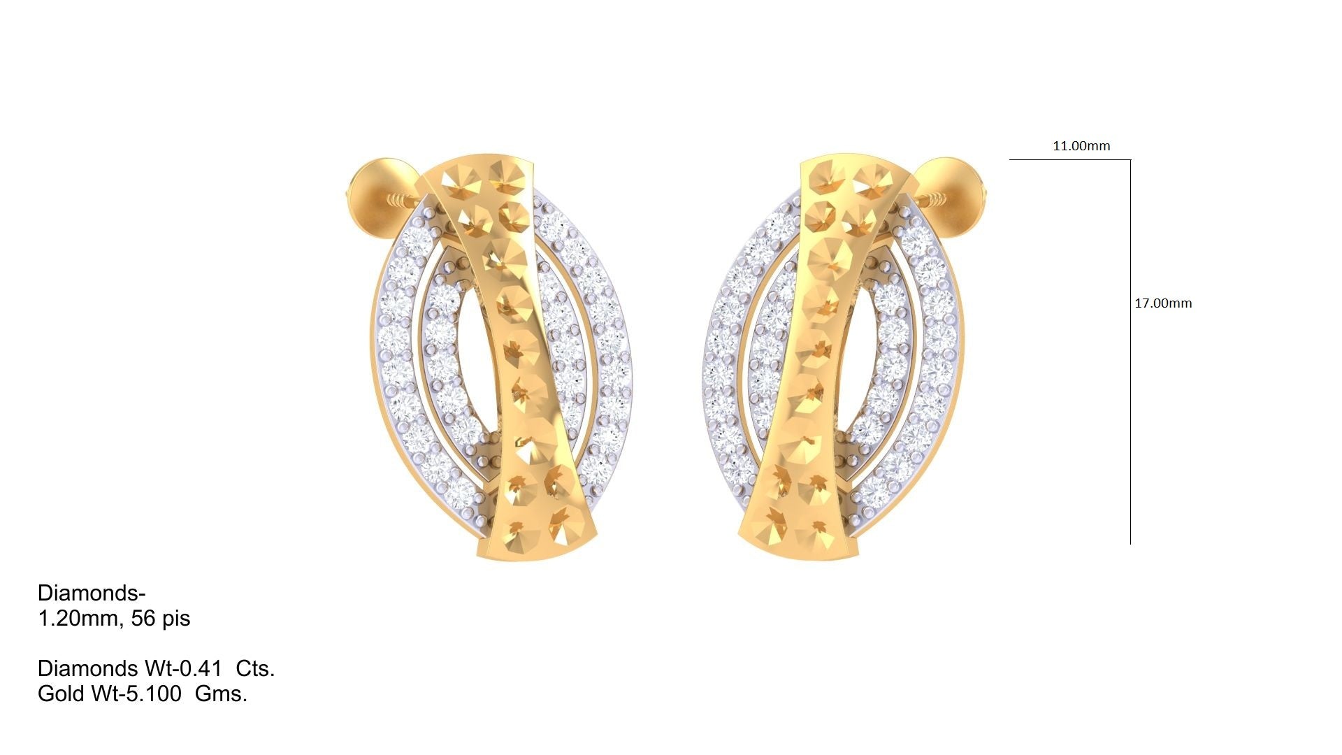 Radiant Dots Enclosed Elegance Earrings