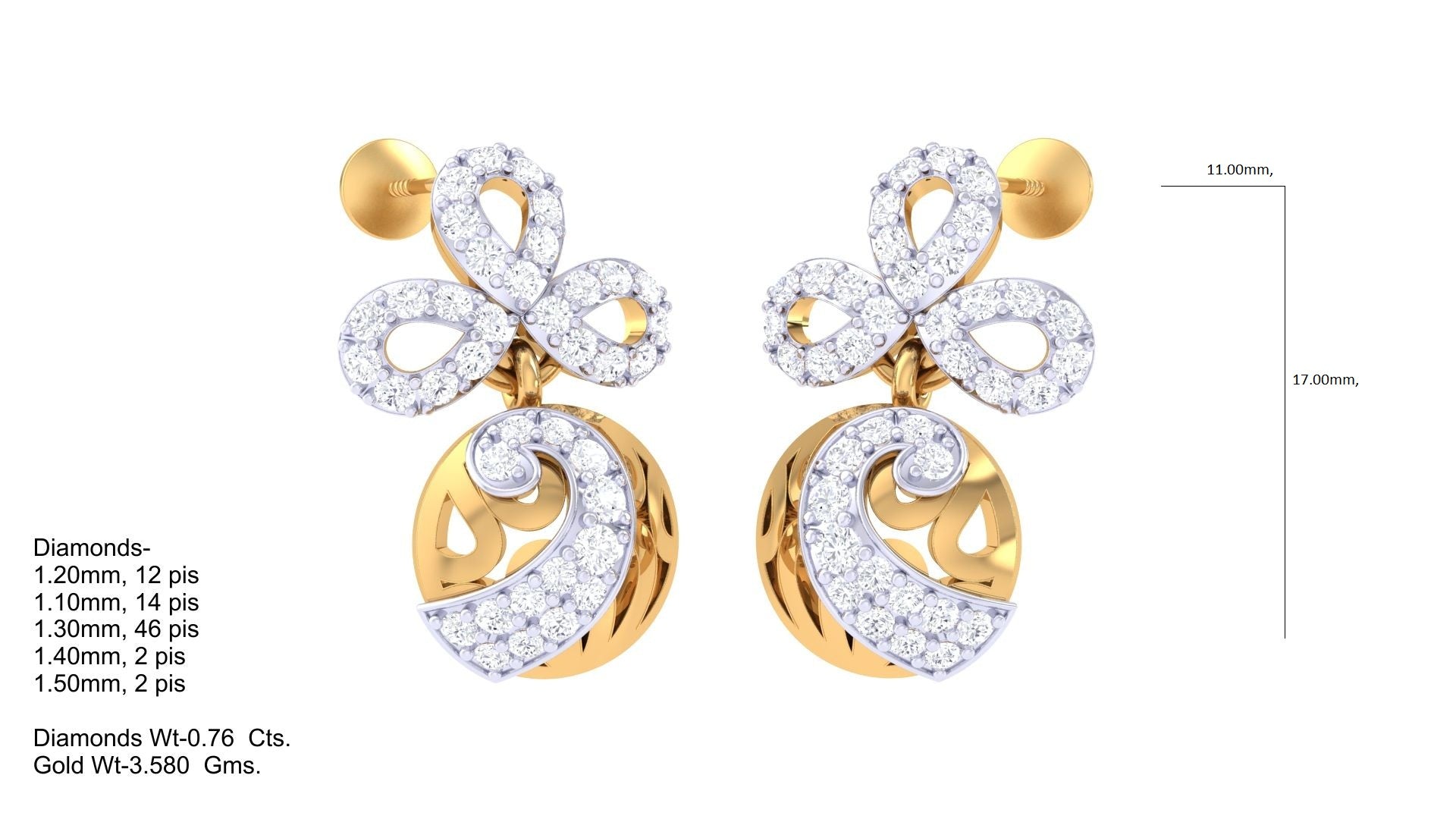 Joyful Twist Shine Earrings