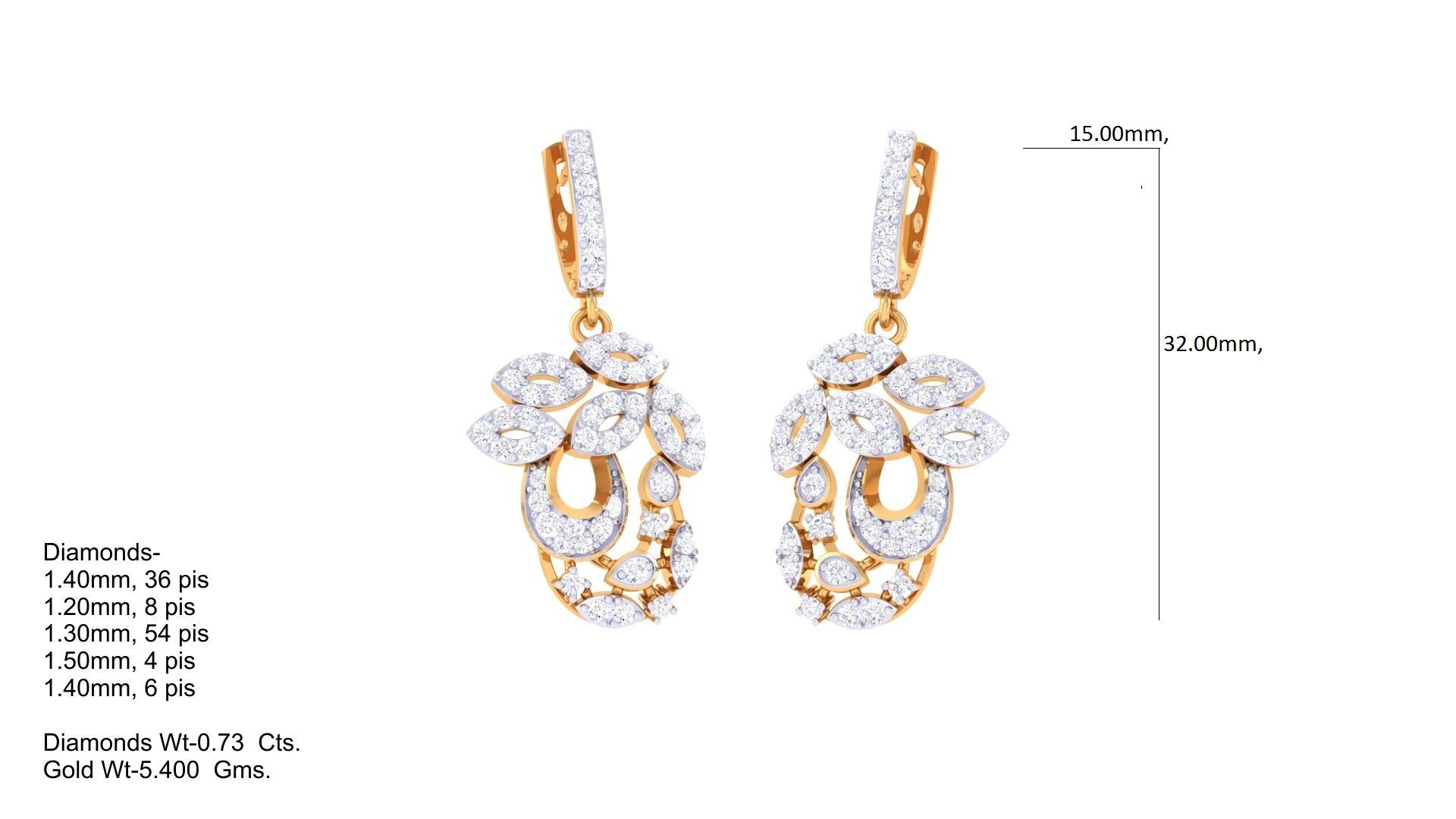 Marquise Bloom Drop Earrings