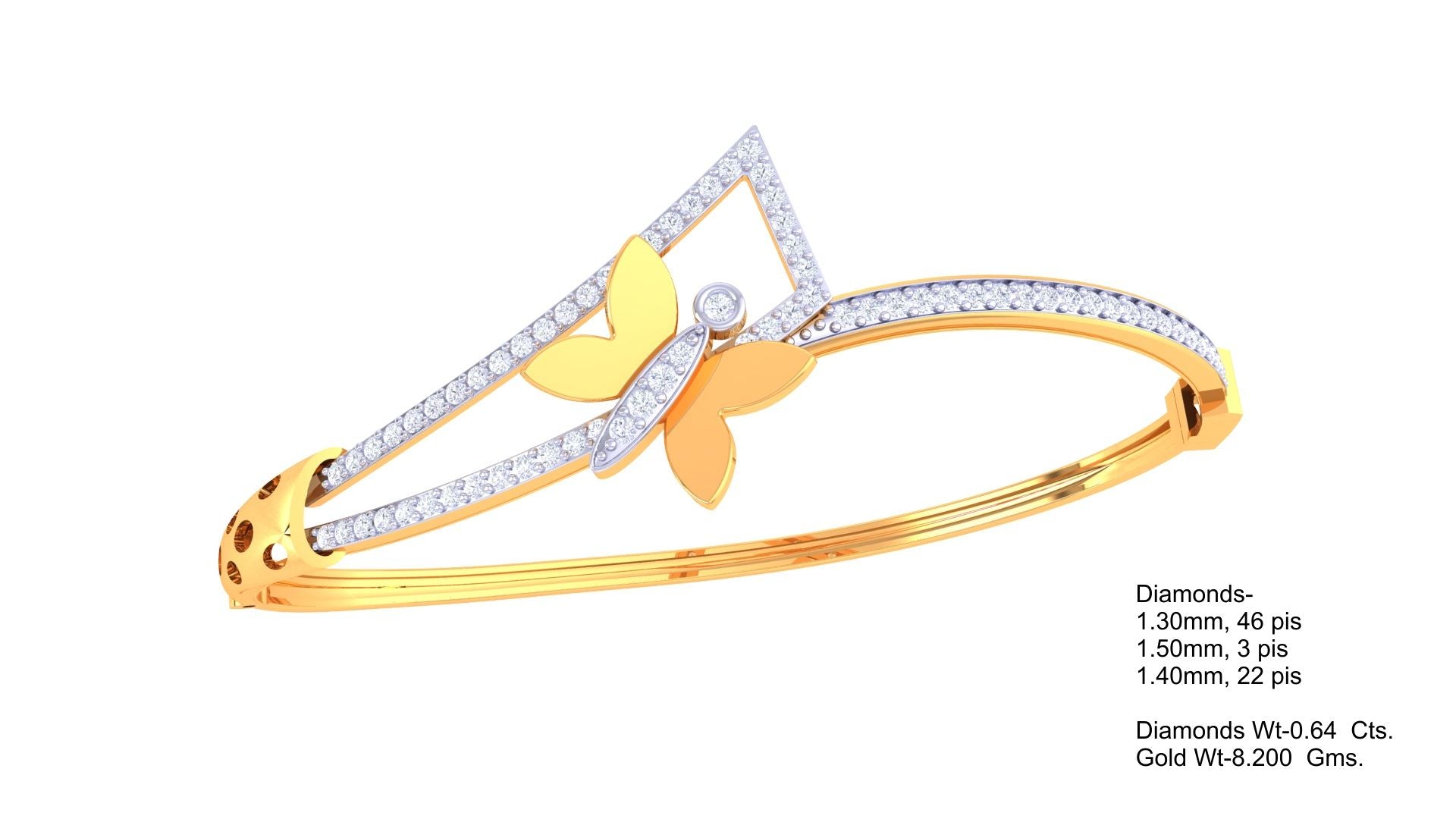 Butterfly Radiance Diamond Bangles