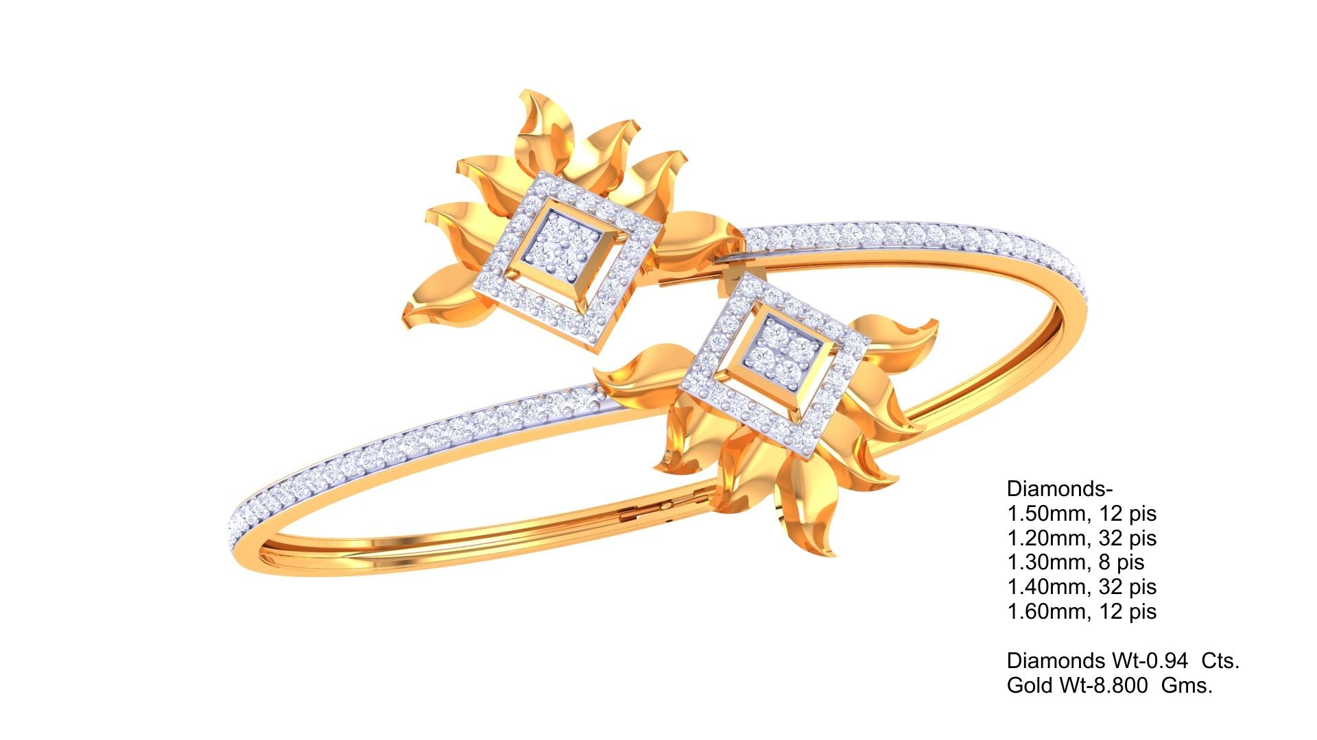 Aurora Spark Diamond Bangles