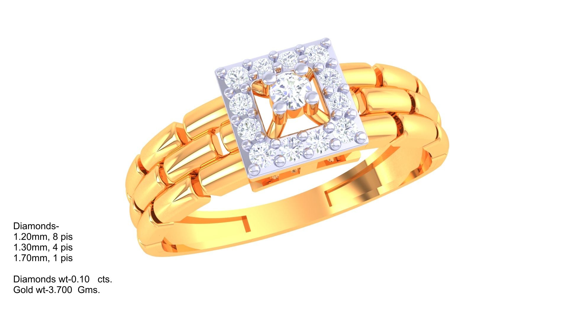 Lumina Crown Signature Band Ring