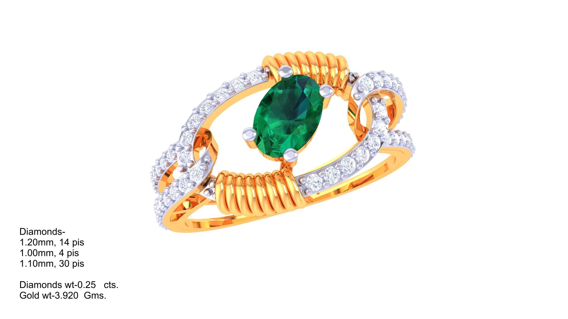 Urban Silhouette Stacked Band Ring