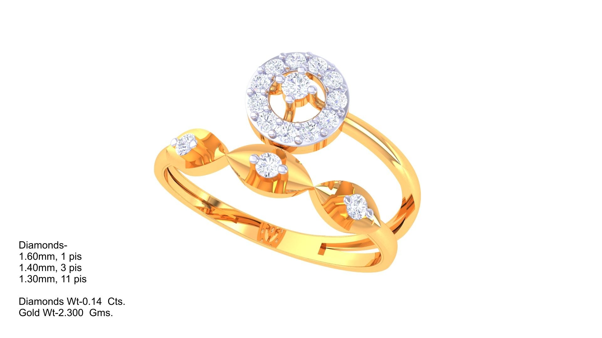 Radiant Oval Trio Band Ring