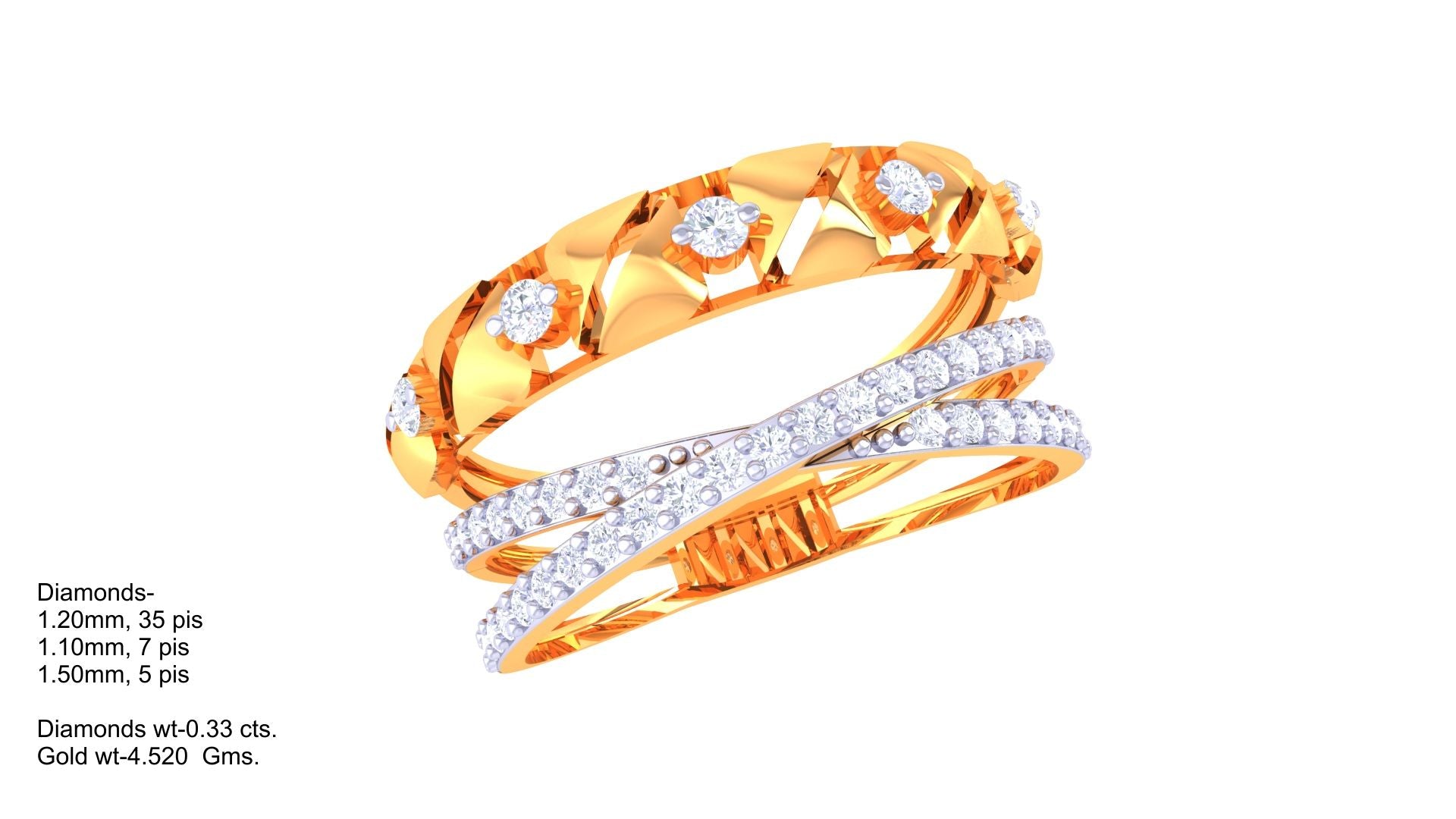Elegant Gold Statement Ring