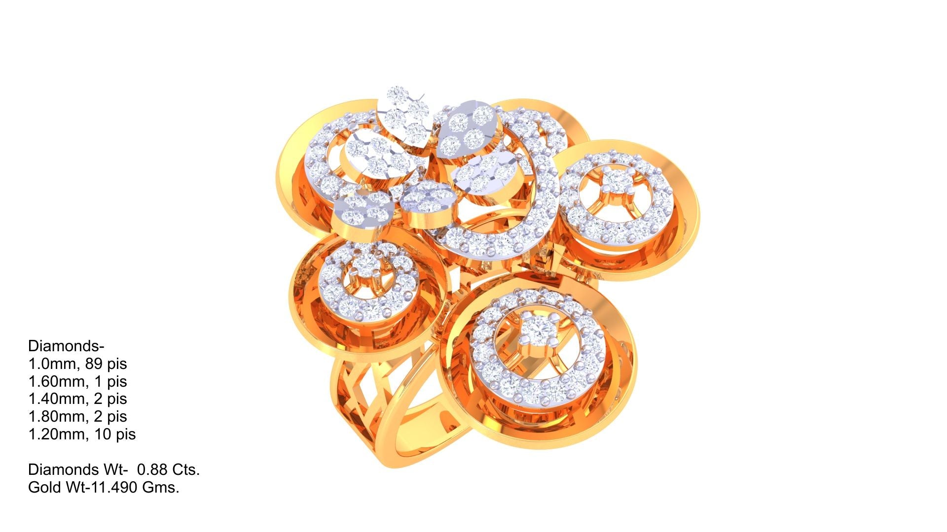 Heavy Weight Luxor Statement Ring