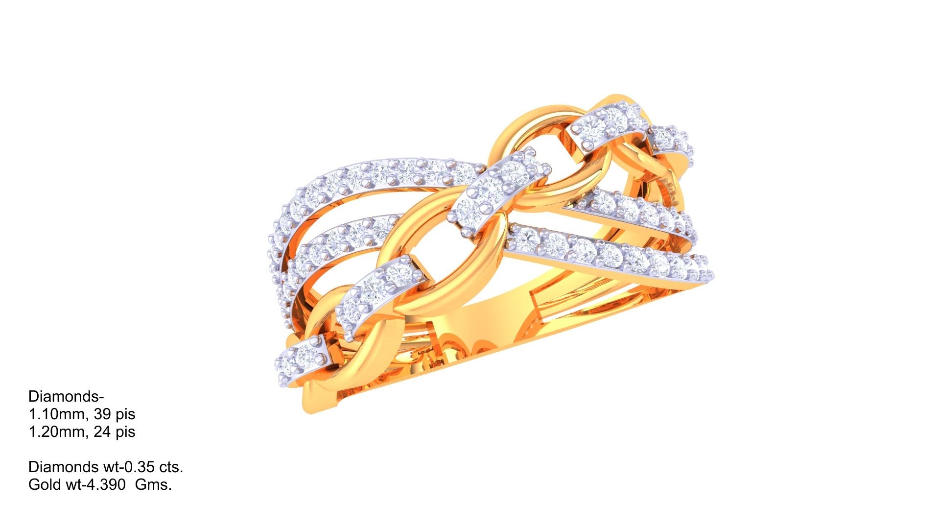 Twilight Band Diamond Ring