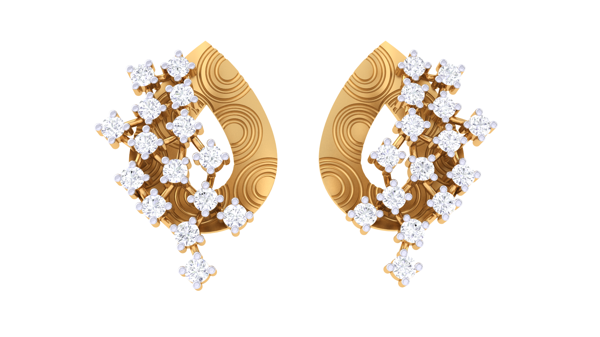 Heavyweight Luxury Diamond Earrings