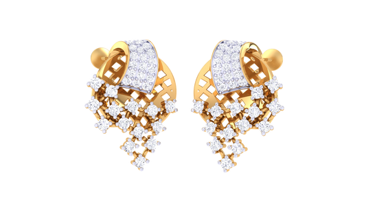 Latticework Luxury Diamond Earrings