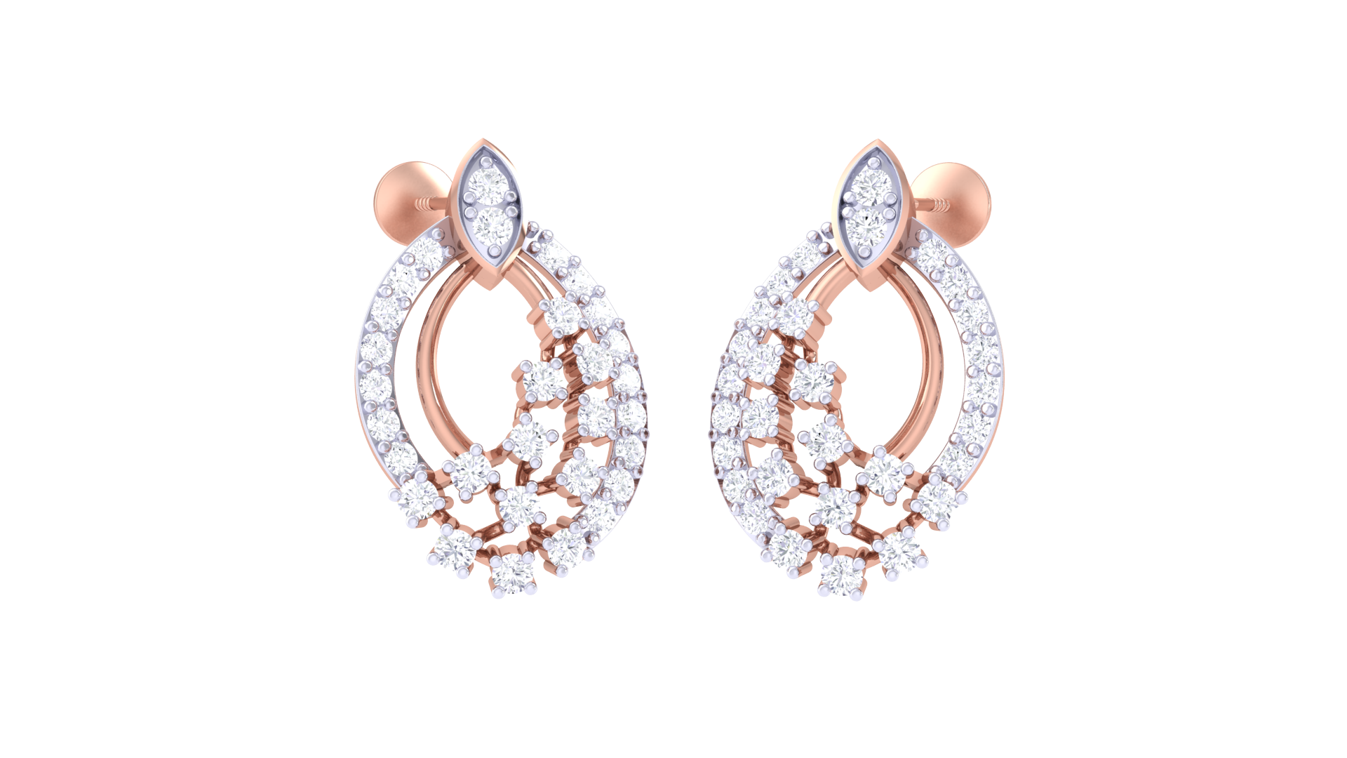 Flowing Luxe Marquise Center Earrings