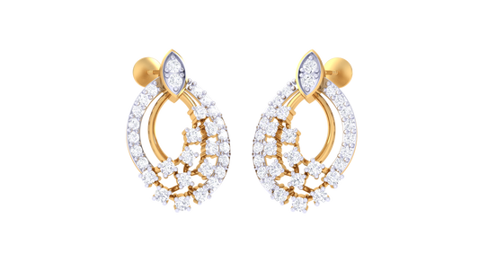Flowing Luxe Marquise Center Earrings