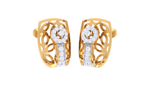 Elegant Cutout Garden Glow Earrings