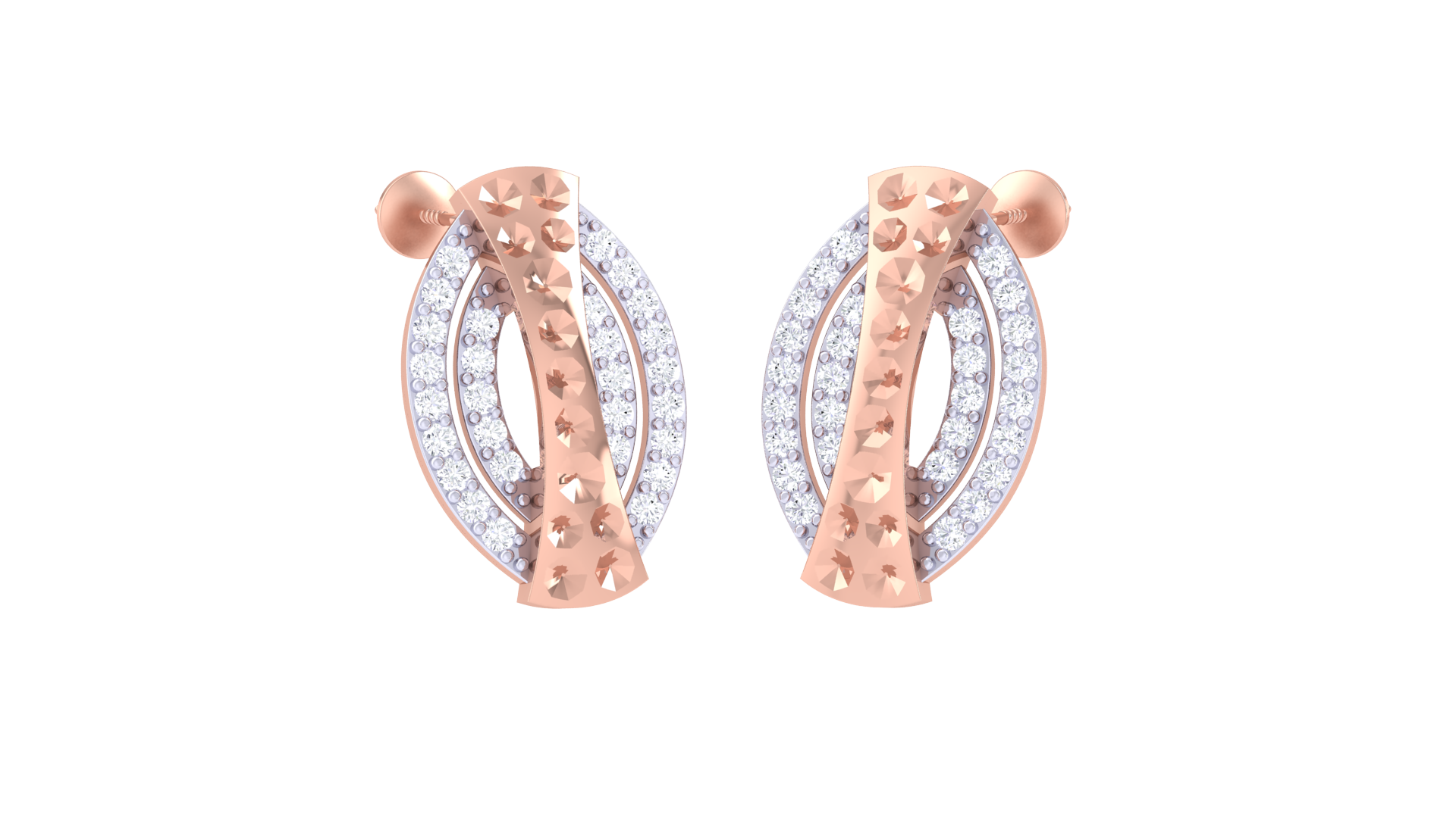 Radiant Dots Enclosed Elegance Earrings