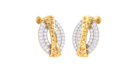 Radiant Dots Enclosed Elegance Earrings