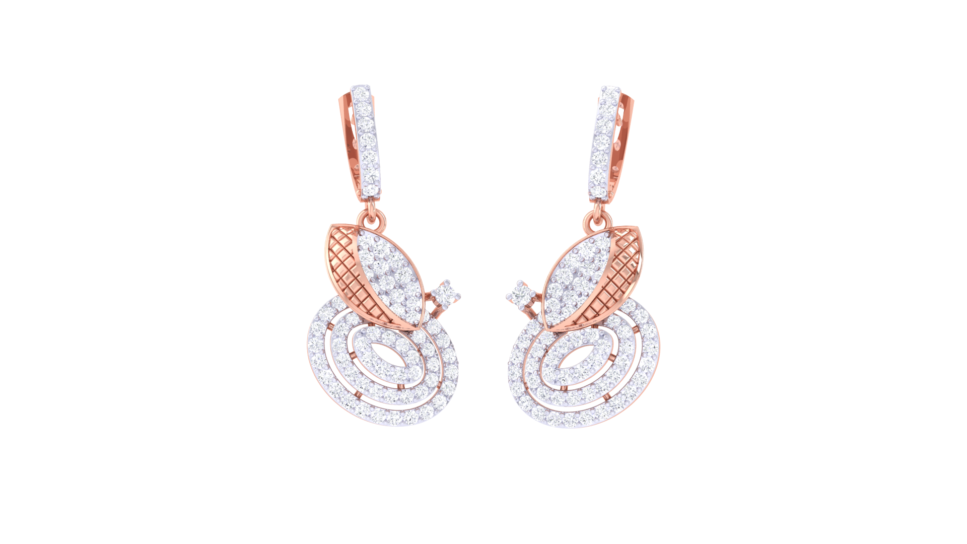 Bloom Crest Harmony Hoop Earrings