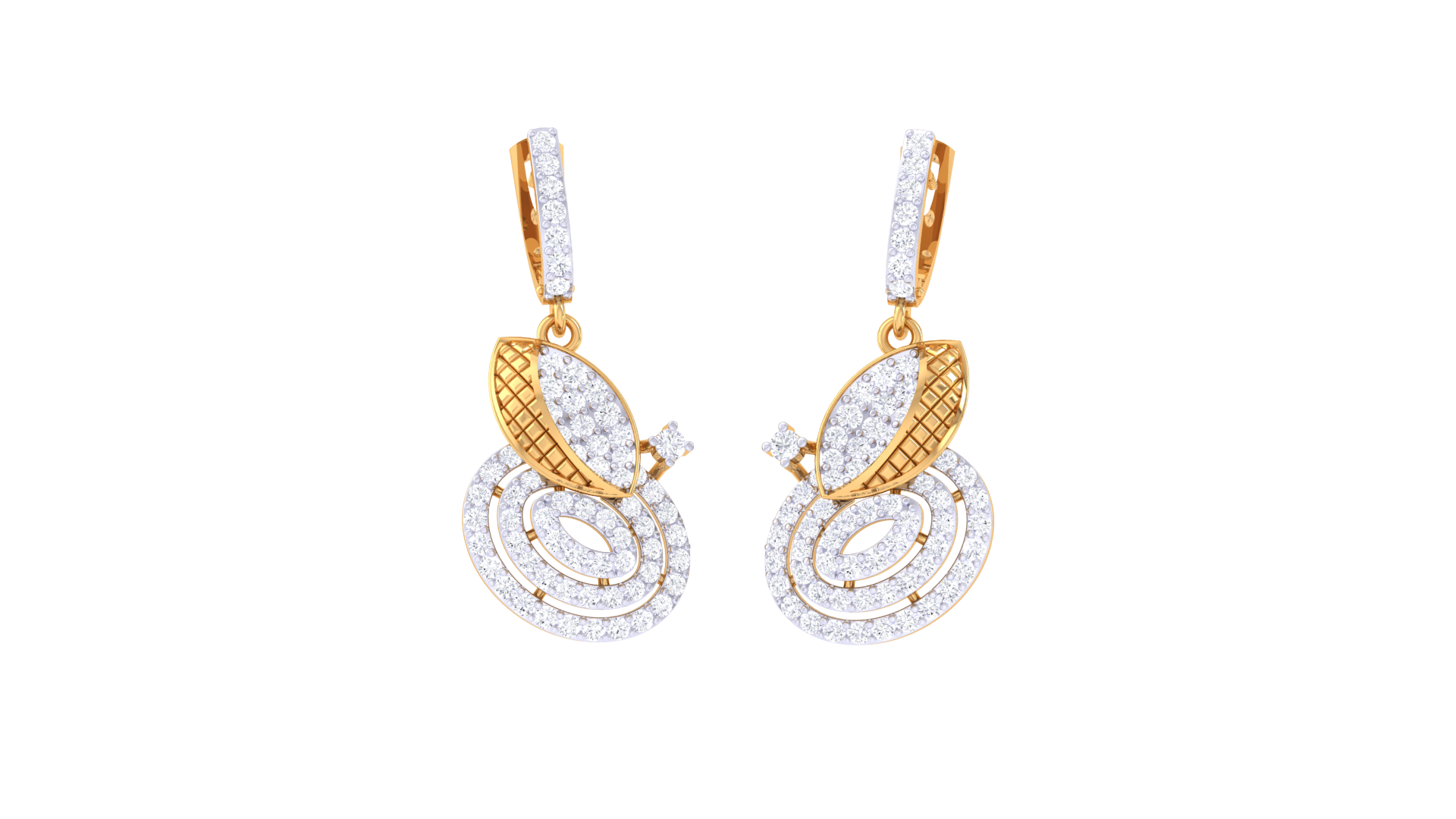 Bloom Crest Harmony Hoop Earrings