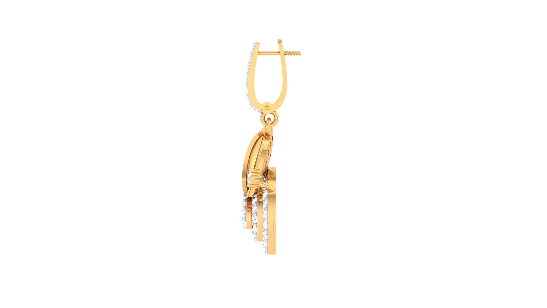 Bloom Crest Harmony Hoop Earrings