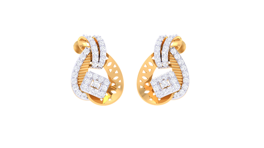 Cut-Out Swirl Centerpiece Earrings
