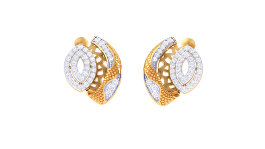 Opulent Oval Eye Earrings