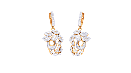 Marquise Bloom Drop Earrings