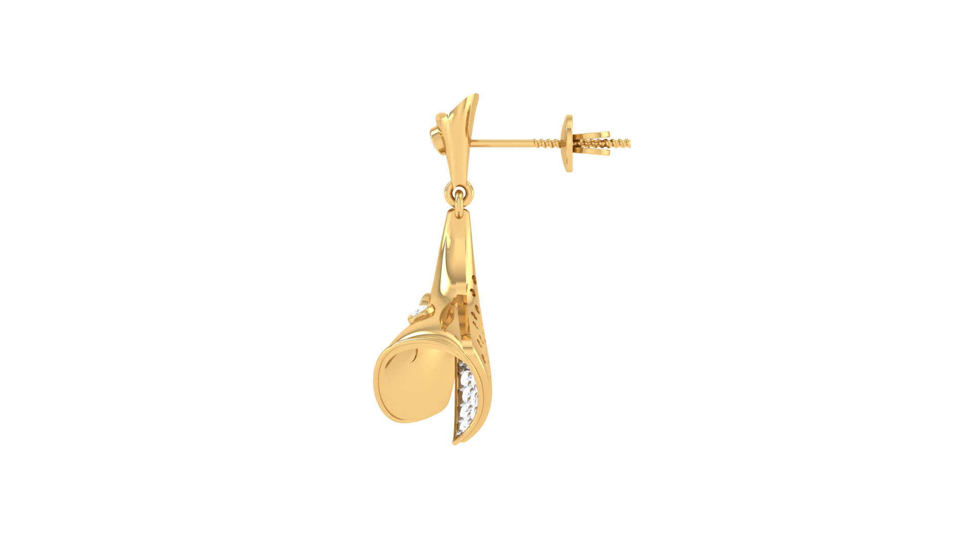 Radiant Leaf Cascade Earrings