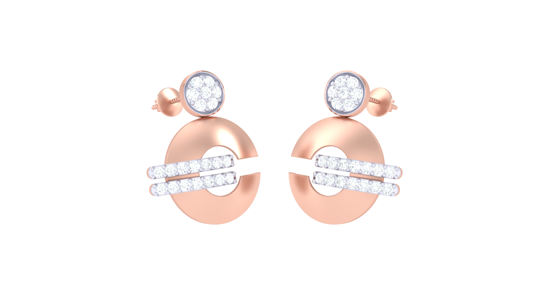 Sparkling Timeless Line Earrings
