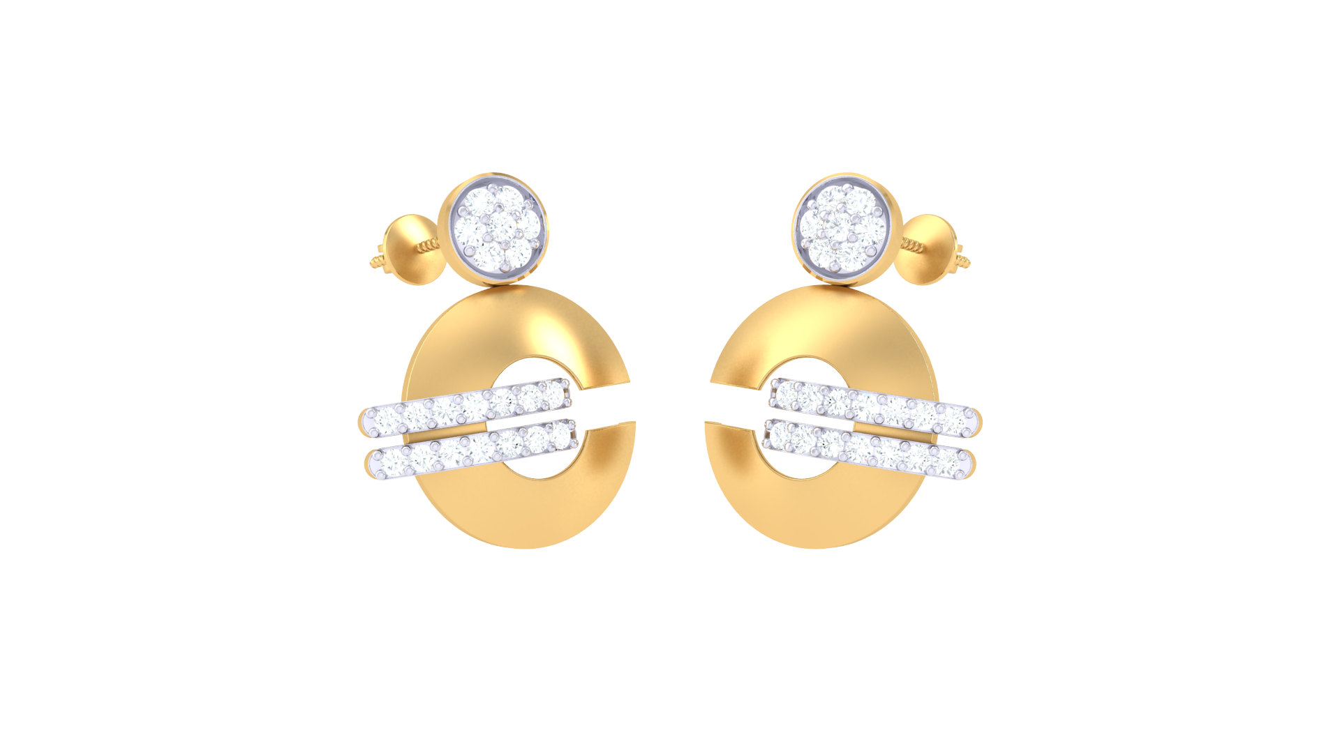 Sparkling Timeless Line Earrings