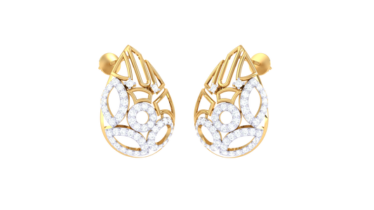 Delicate Lace Design Earrings