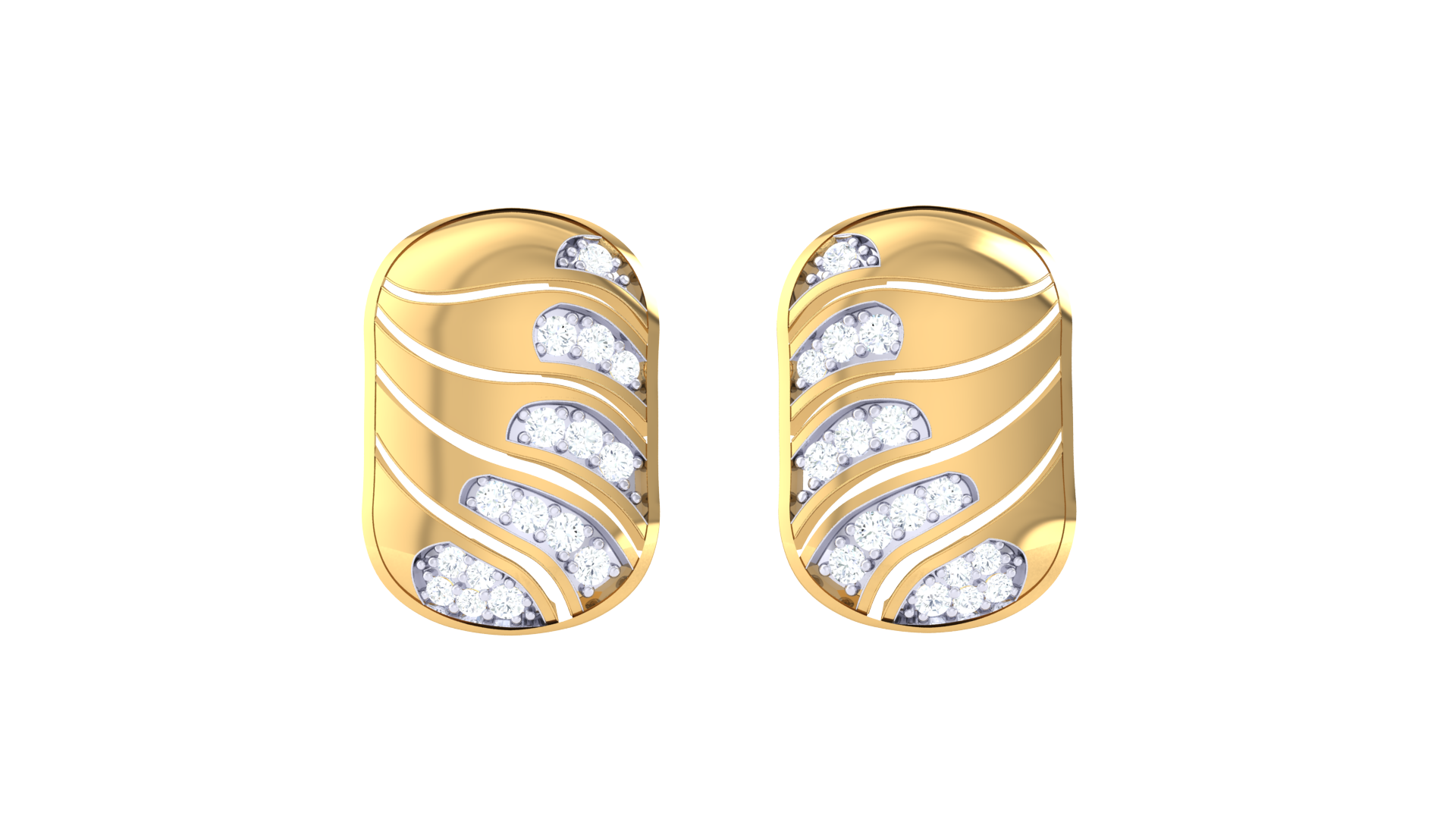 Elegant Gold Ball Top Earrings