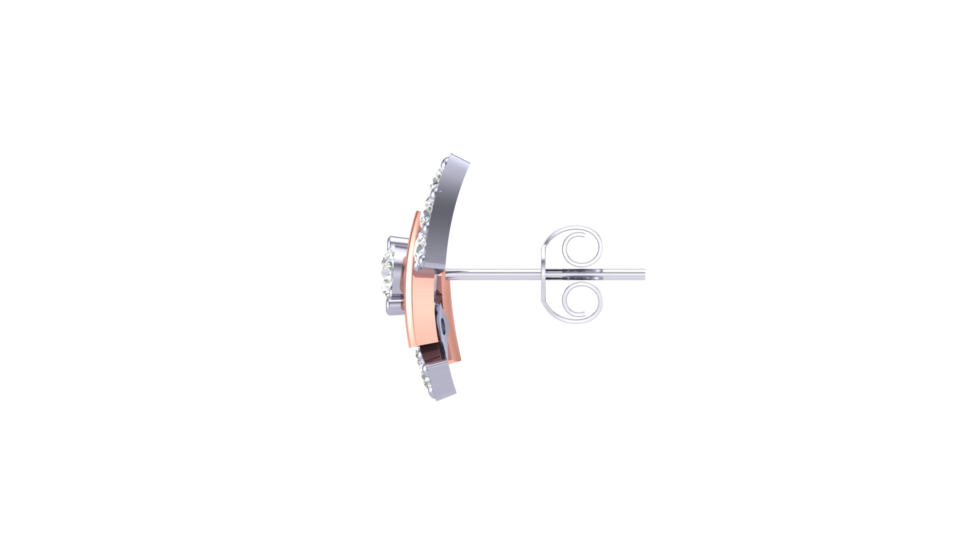 Contemporary Diamond Accent Earrings