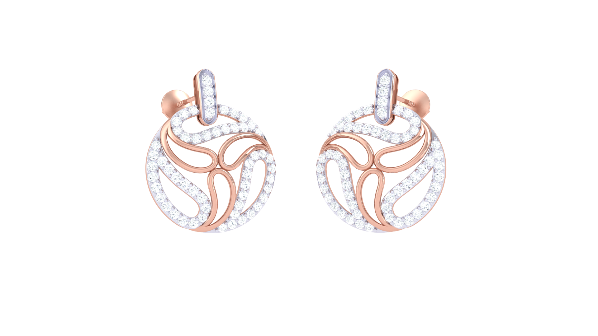 Elegant Interwoven Design Earrings