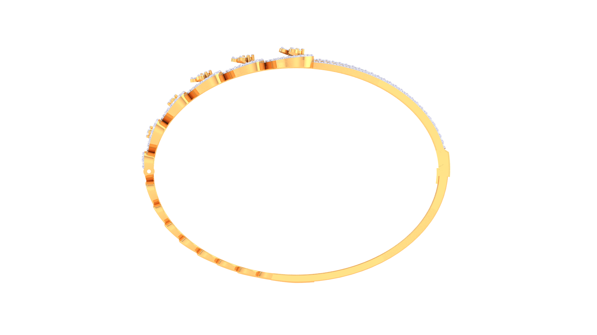 Heart Parade Diamond Bangles