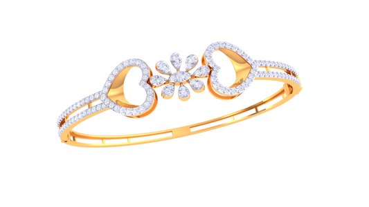 Romance Bloom Diamond Bangles
