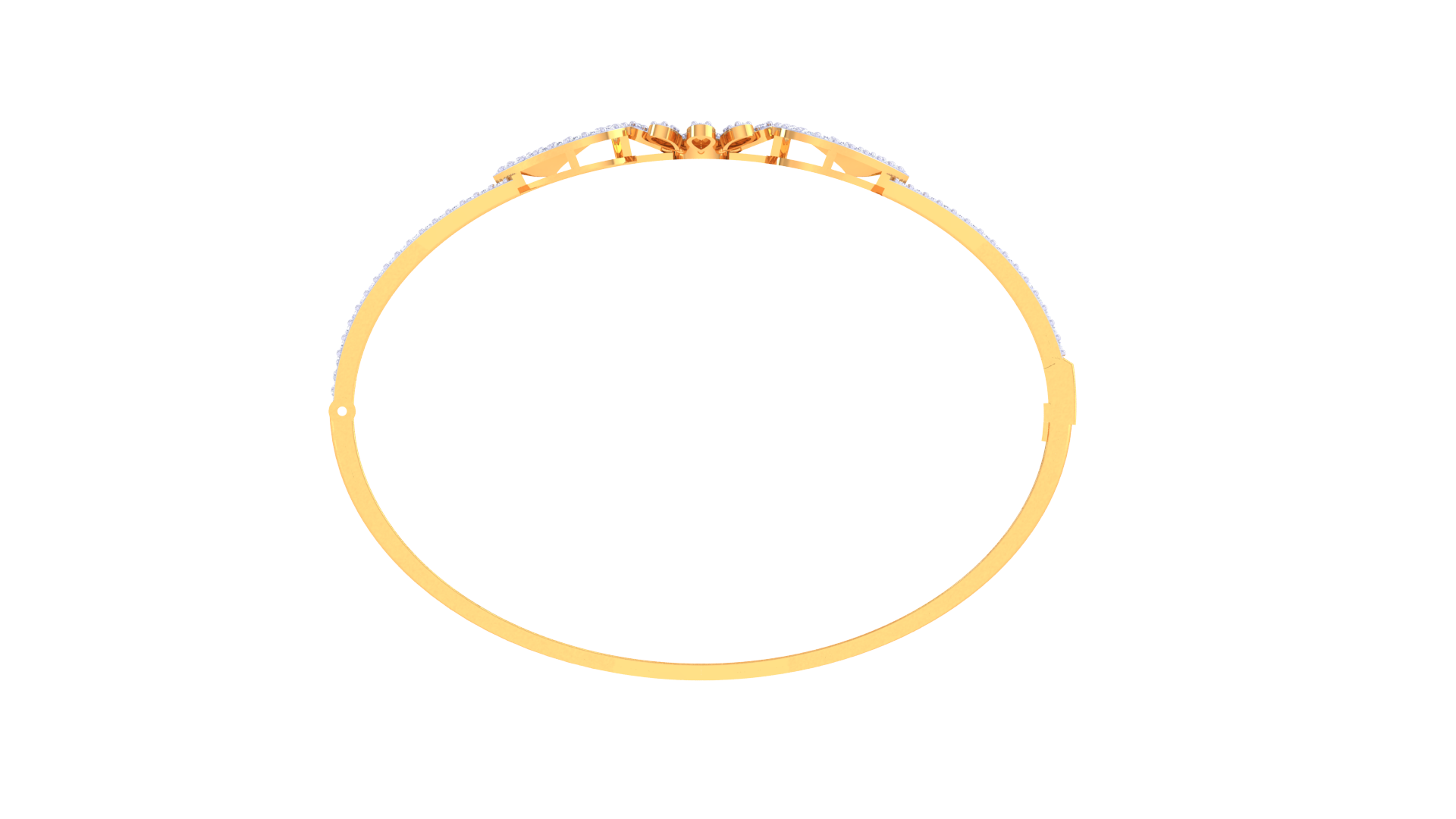 Romance Bloom Diamond Bangles
