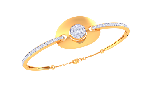Circle Shine Diamond Bangles