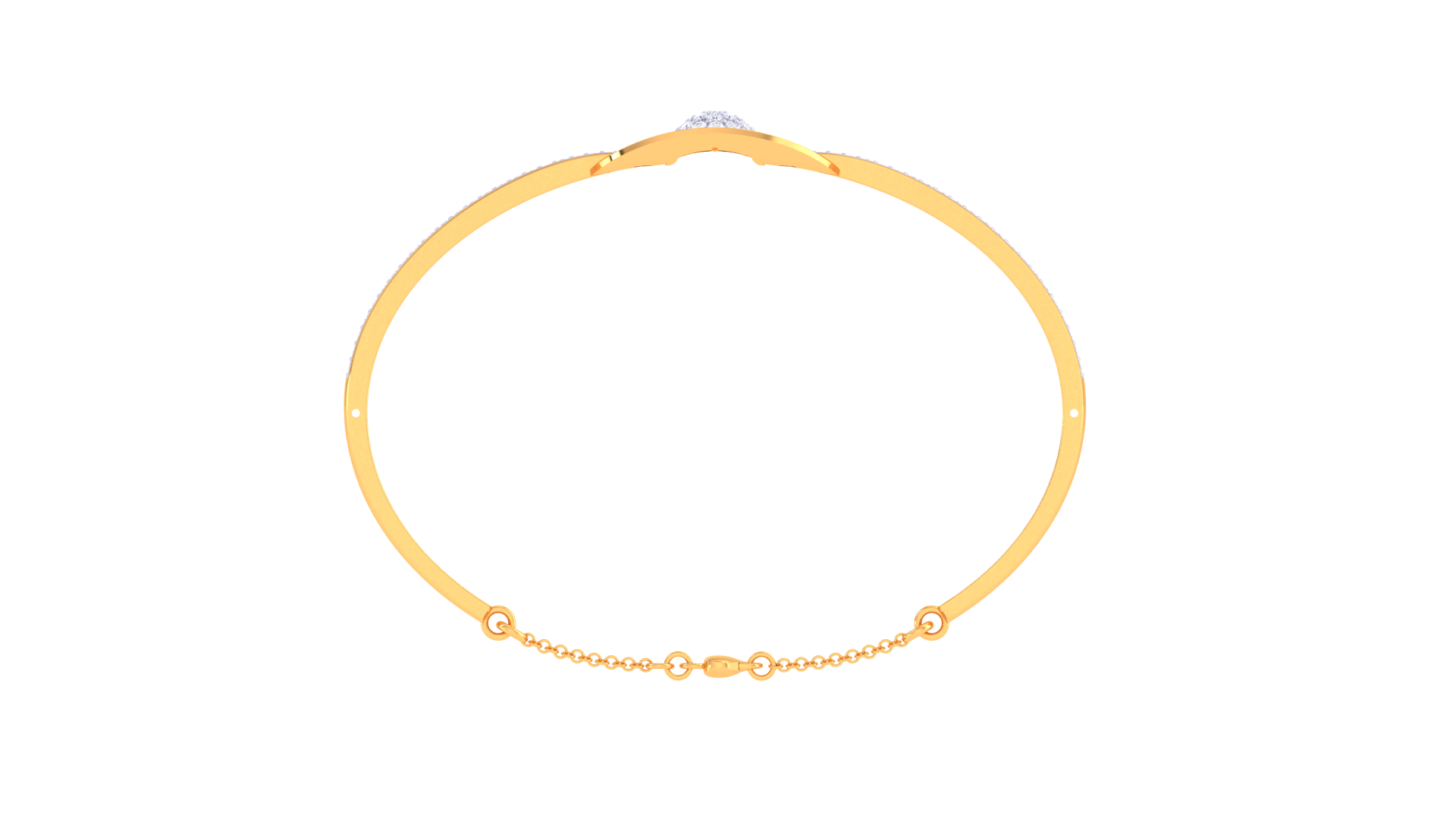 Circle Shine Diamond Bangles