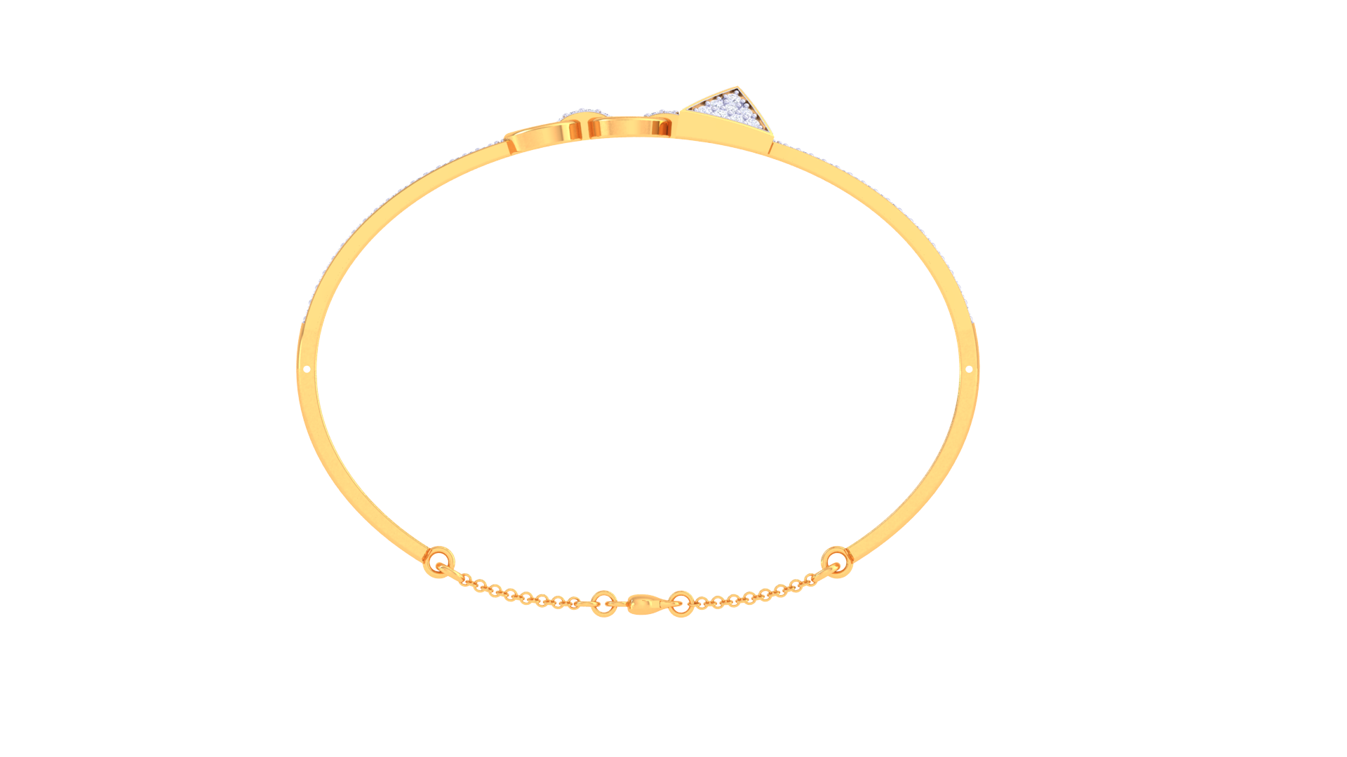 Sleek Charm Diamond Bangles