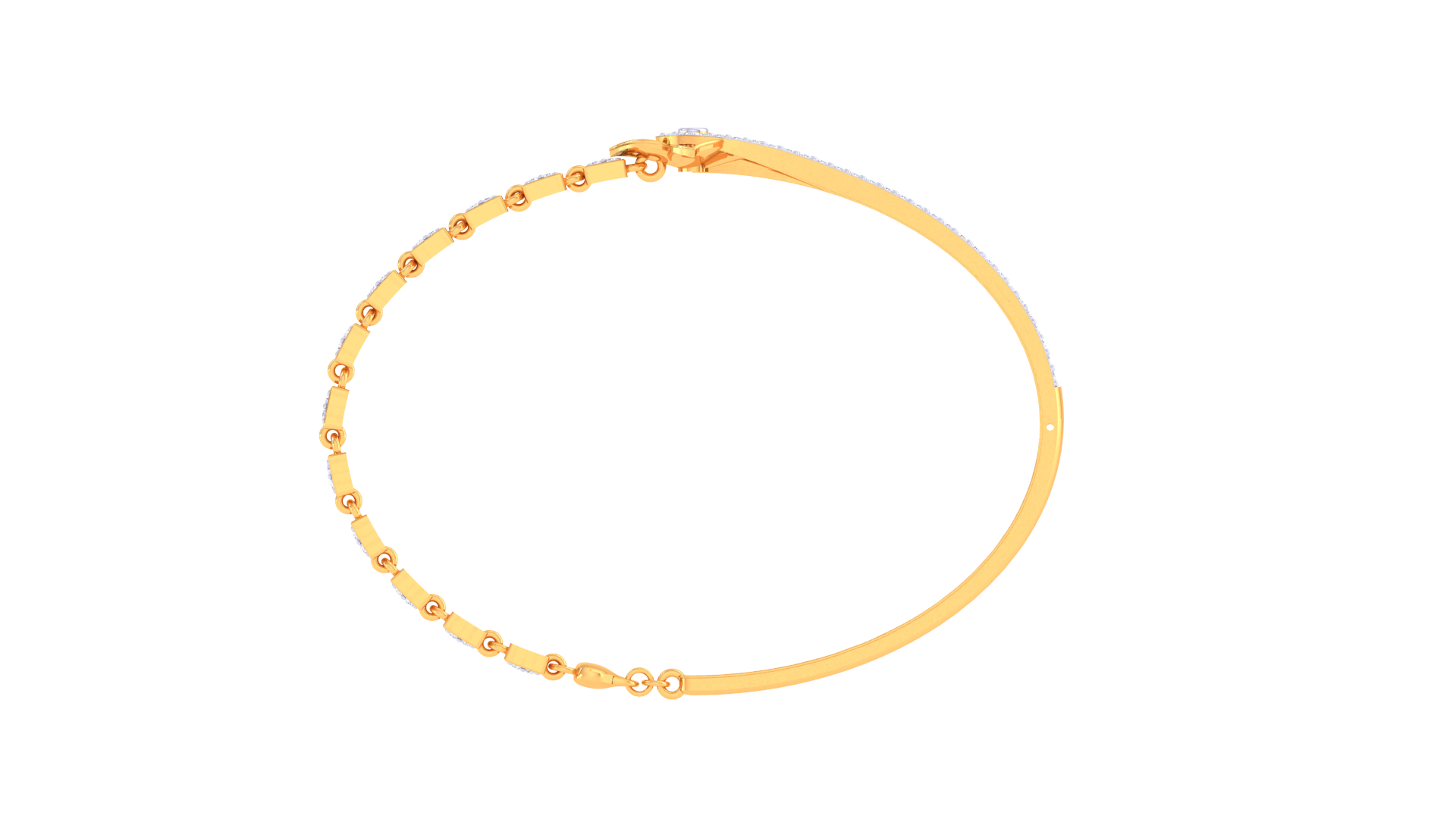 Petal Bloom Diamond Bangles