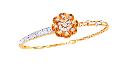 Starlit Garland Diamond Bangles