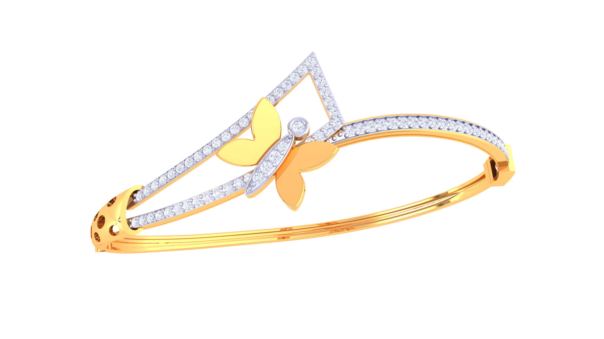 Butterfly Radiance Diamond Bangles