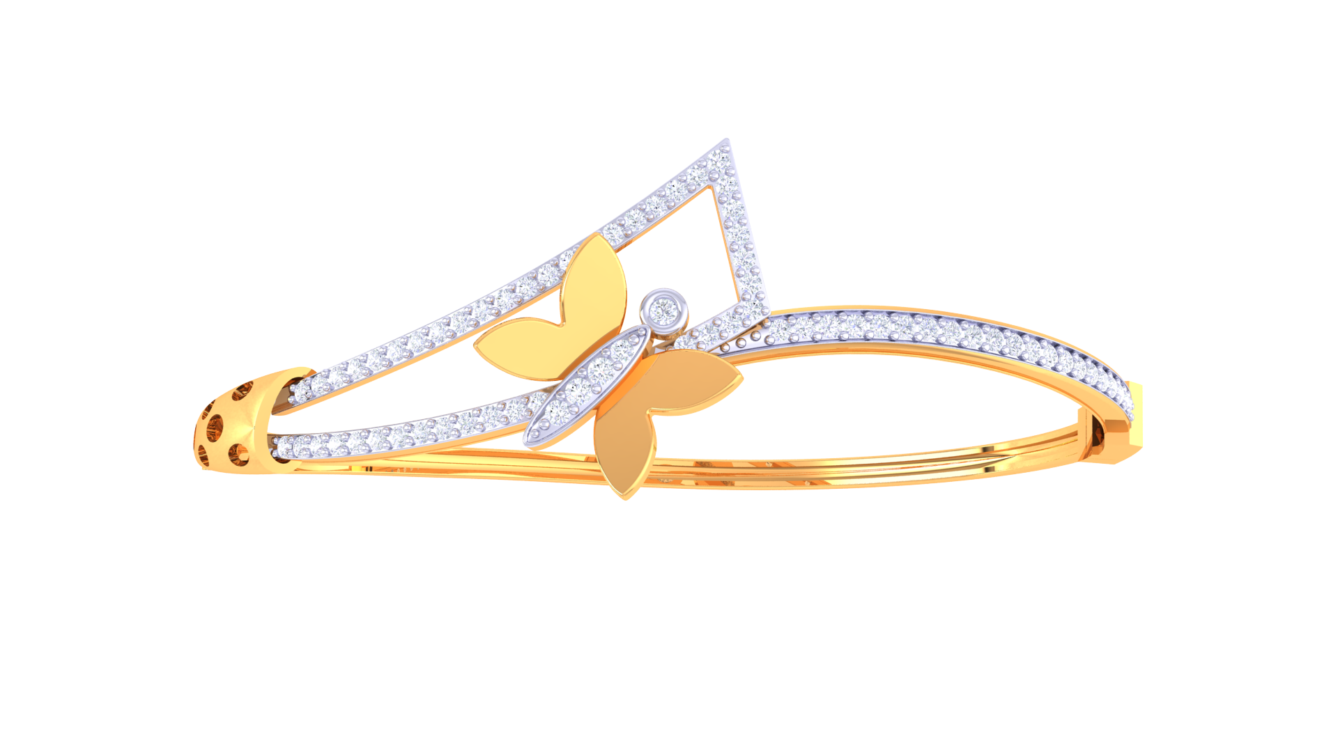 Butterfly Radiance Diamond Bangles