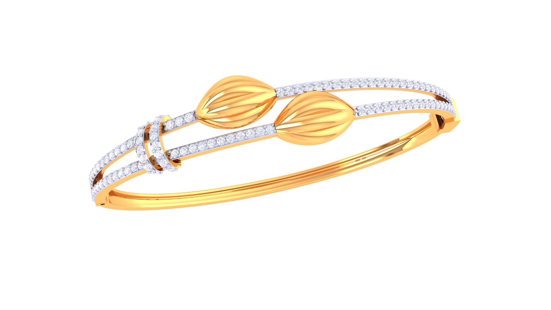 Celestial Sprout Diamond Bangles