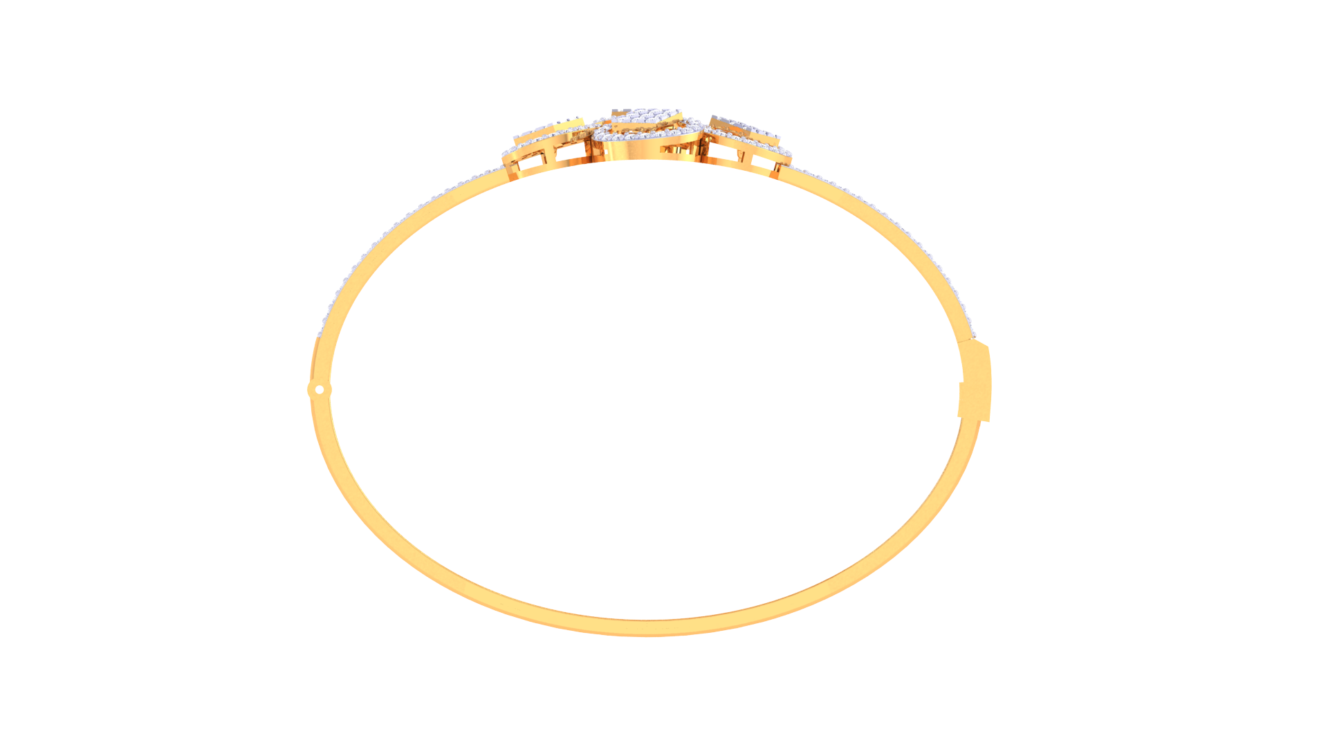 Twilight Garland Diamond Bangles