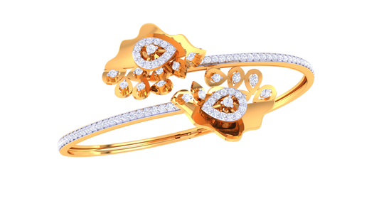 Starlit Bloom Diamond Bangles