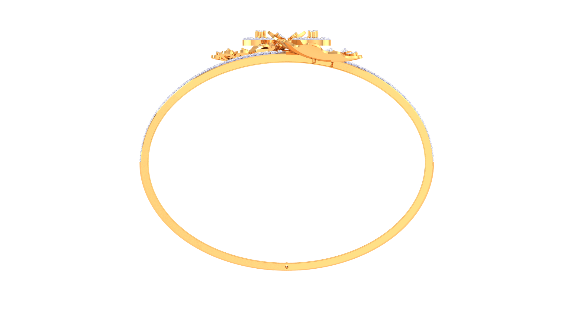 Starlit Bloom Diamond Bangles