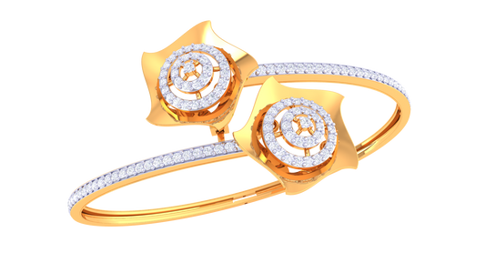 Blossom Duo Diamond Bangles