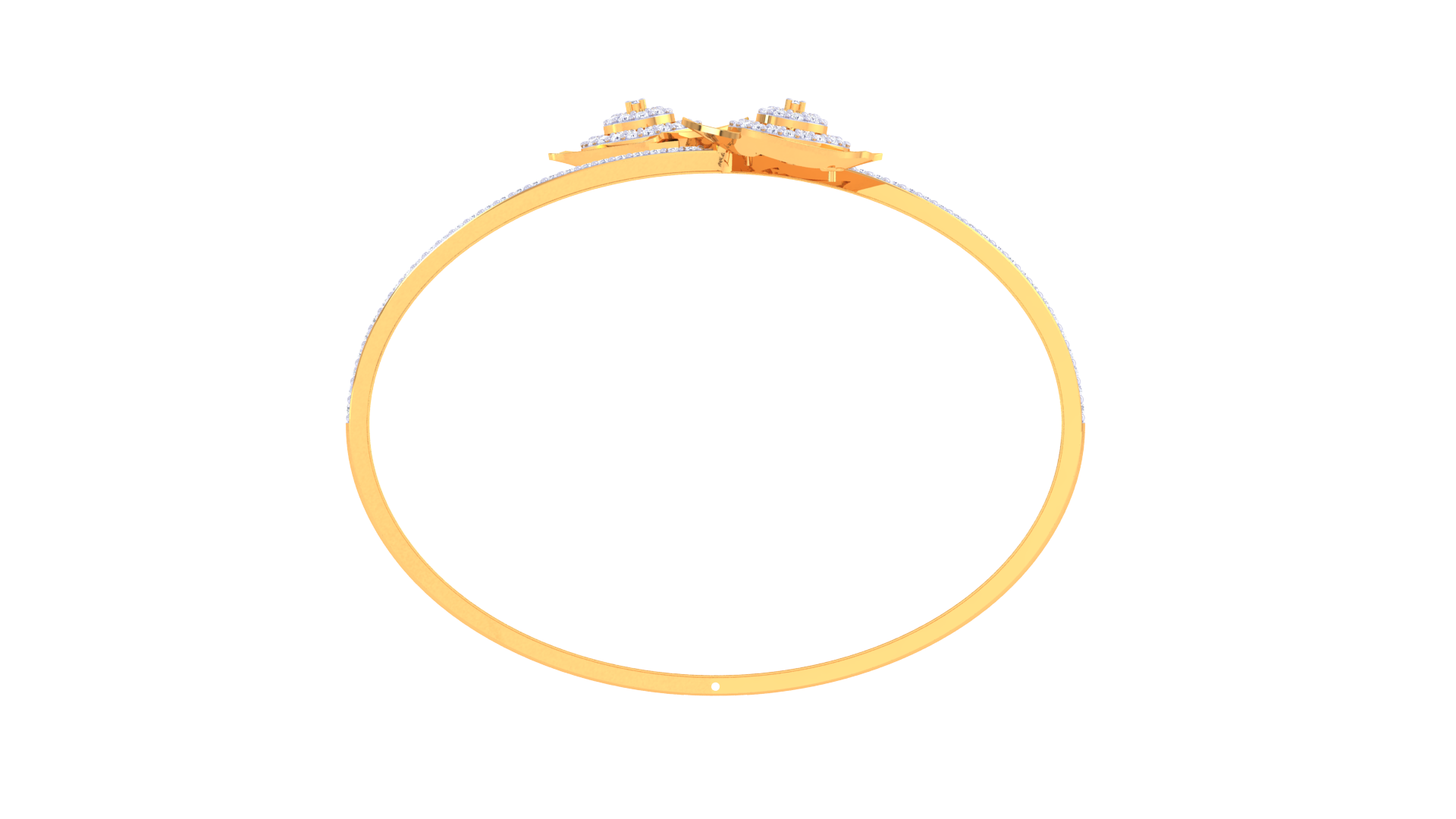 Blossom Duo Diamond Bangles