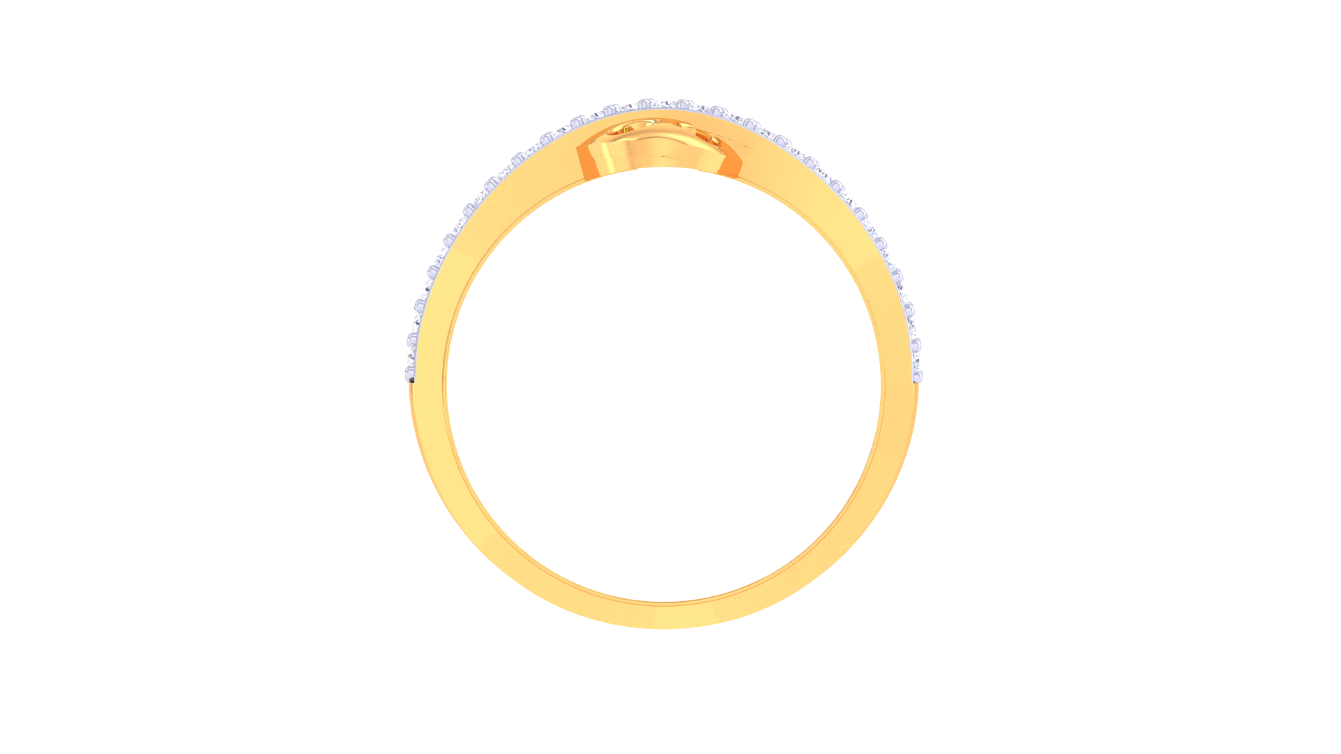 Radiant Crest Dual Layered Ring